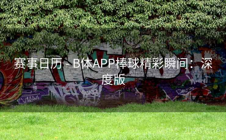 赛事日历 - B体APP棒球精彩瞬间：深度版