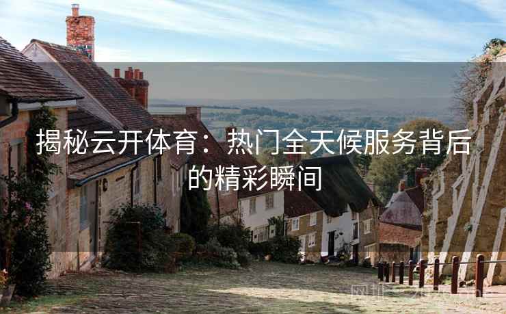 揭秘云开体育：热门全天候服务背后的精彩瞬间