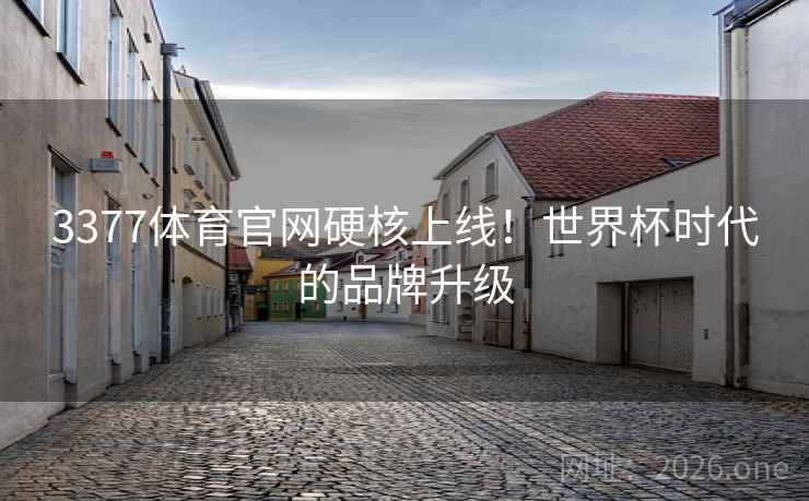 3377体育官网硬核上线!世界杯时代的品牌升级