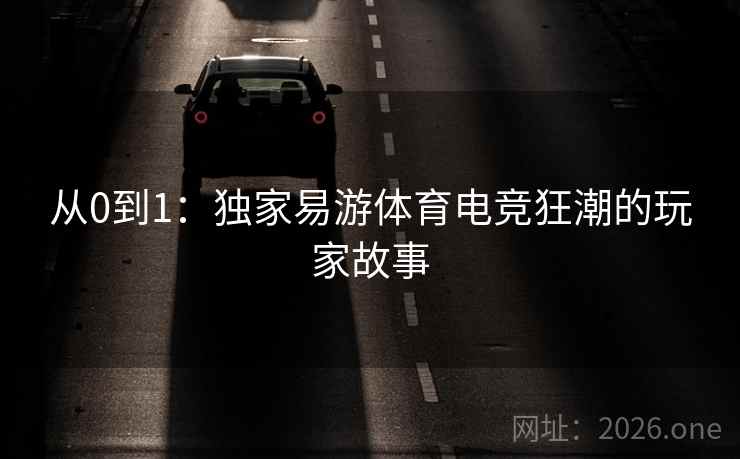 从0到1：独家易游体育电竞狂潮的玩家故事