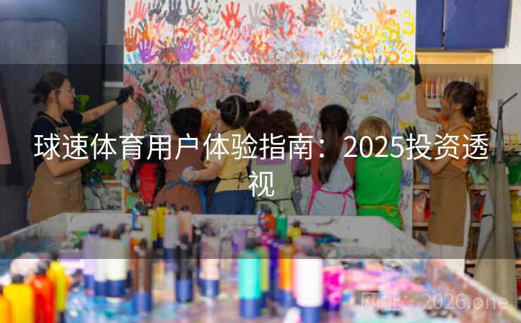 球速体育用户体验指南:2025投资透视