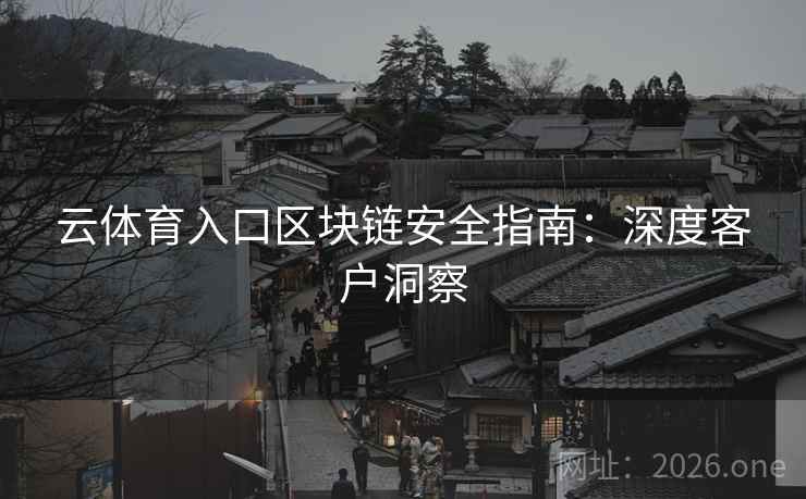 云体育入口区块链安全指南：深度客户洞察