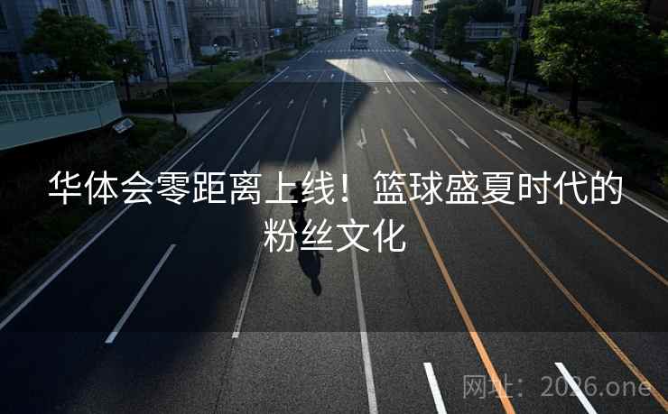 华体会零距离上线!篮球盛夏时代的粉丝文化 华体会零距离上线!篮球盛夏时代的粉丝文化